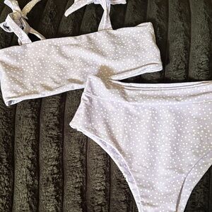 SHEIN Lavender Polka Dot Bikini